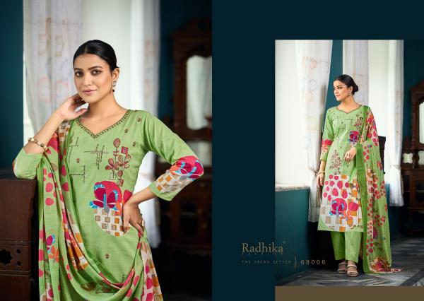 Radhika Azara Meera Cotton Digital Printed Dress Material